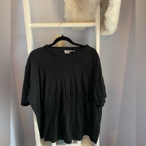 LA VIE After Work Black oversize T-shirt